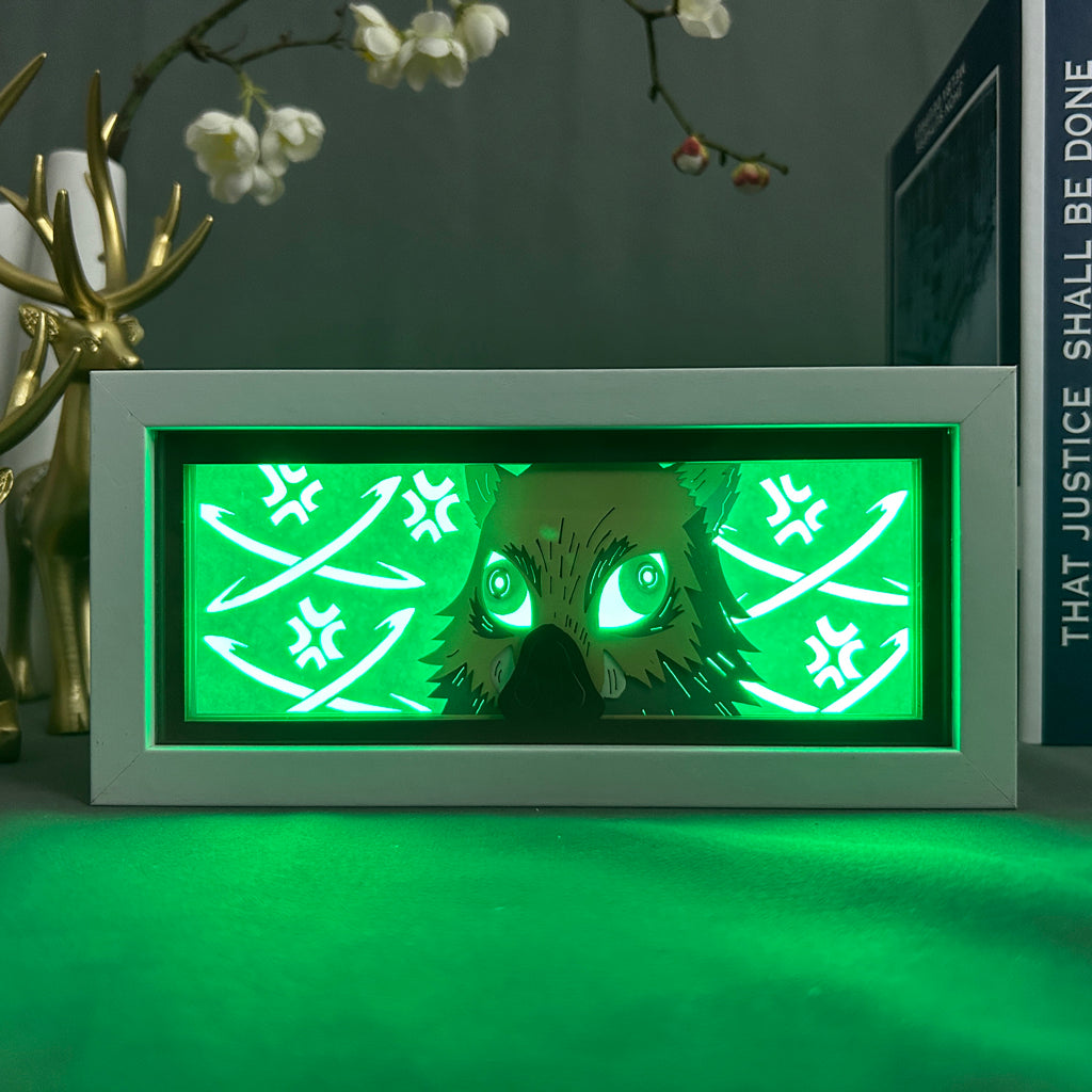 Anime Light Box: Inosuke Inspired | Demon Slayer Anime Gifts