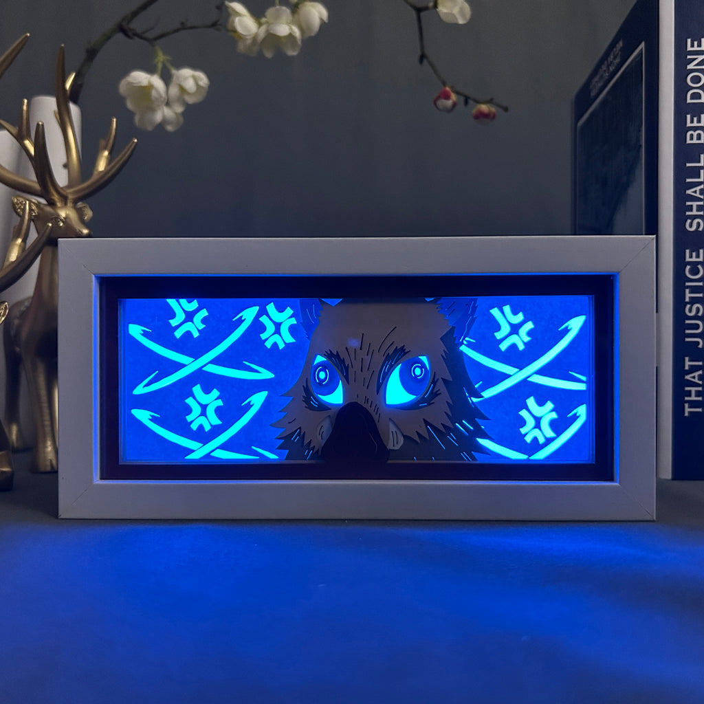 Anime Light Box: Inosuke Inspired | Demon Slayer Anime Gifts