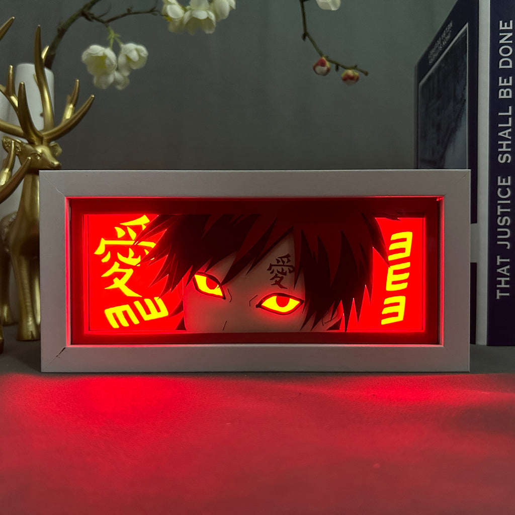 Anime Light Box: Gaara Inspired | Naruto Anime Gifts