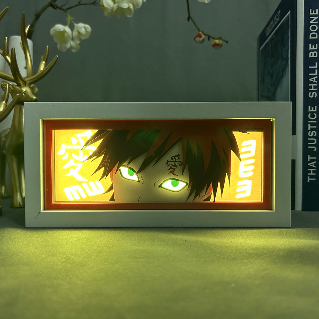 Anime Light Box: Gaara Inspired | Naruto Anime Gifts