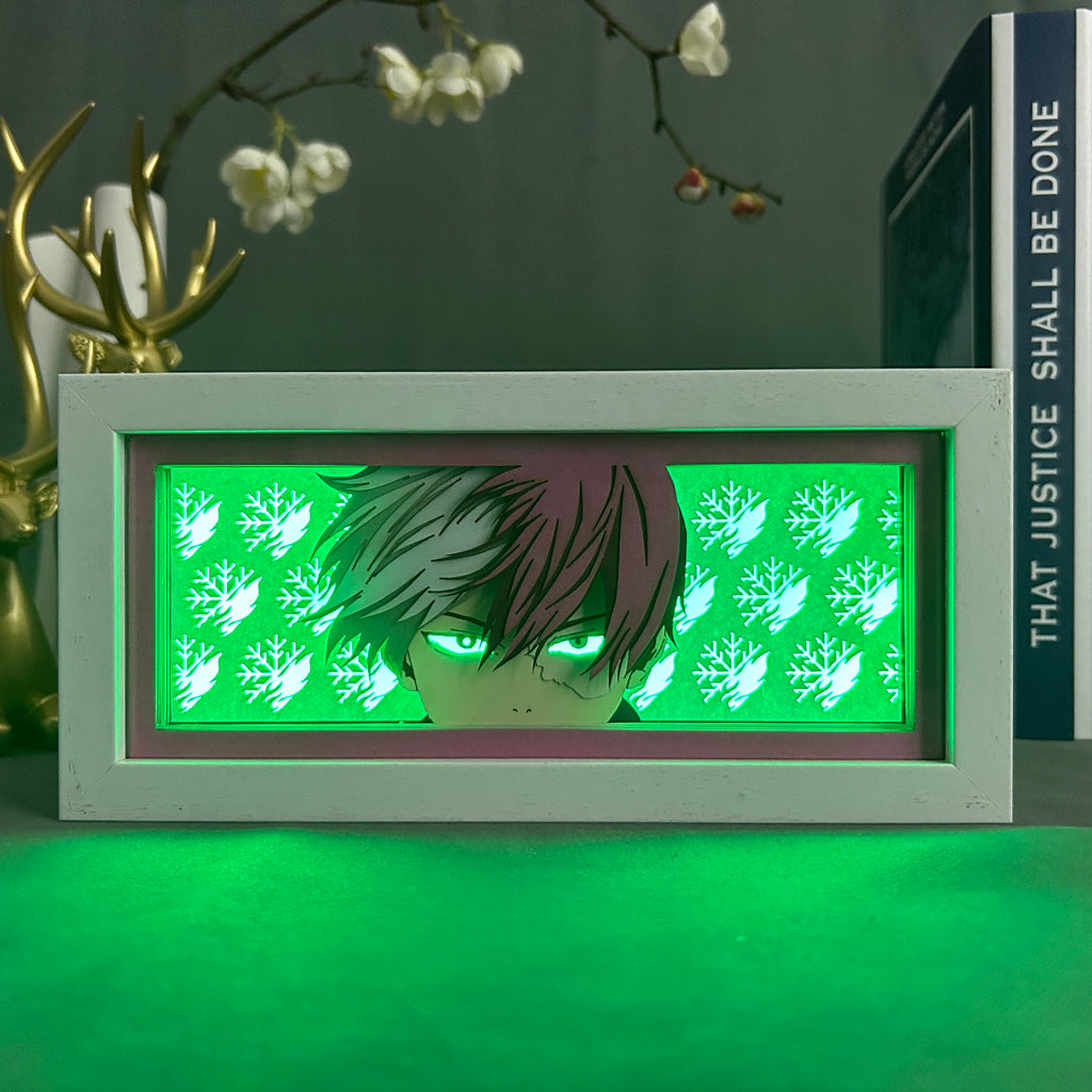 Anime Light Box: Shoto Todoroki Inspired | My Hero Academia Anime Gifts