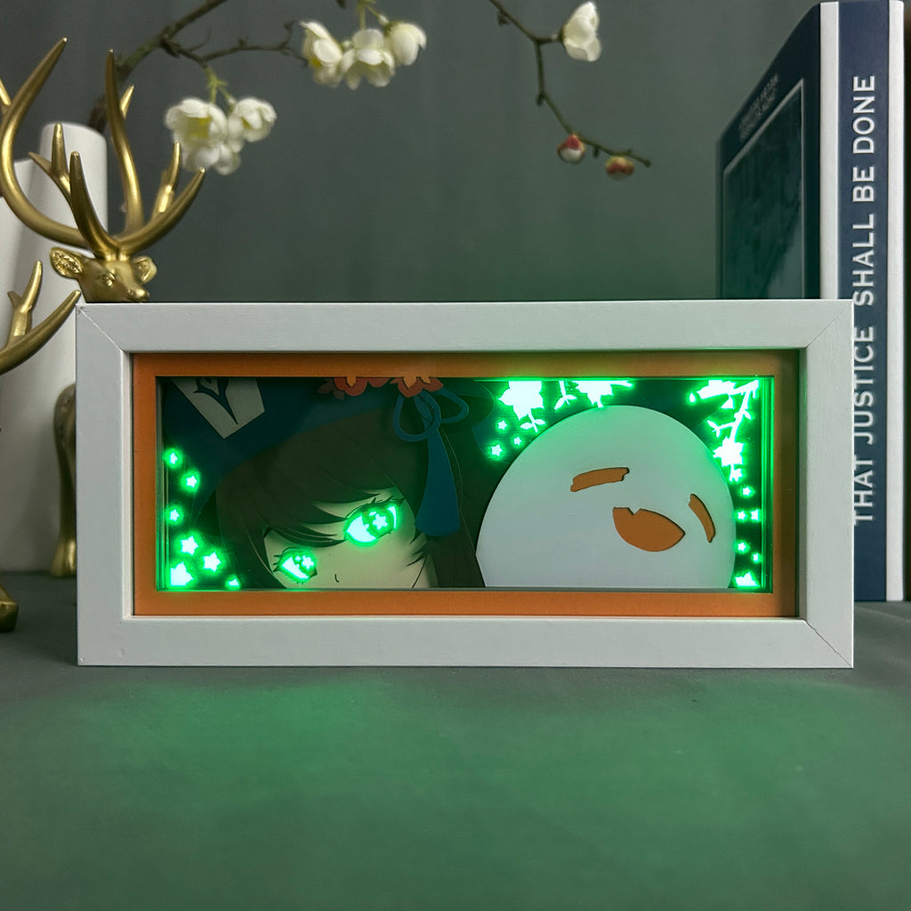 Anime Light Box: Hu Tao Inspired | Genshin Anime Gifts