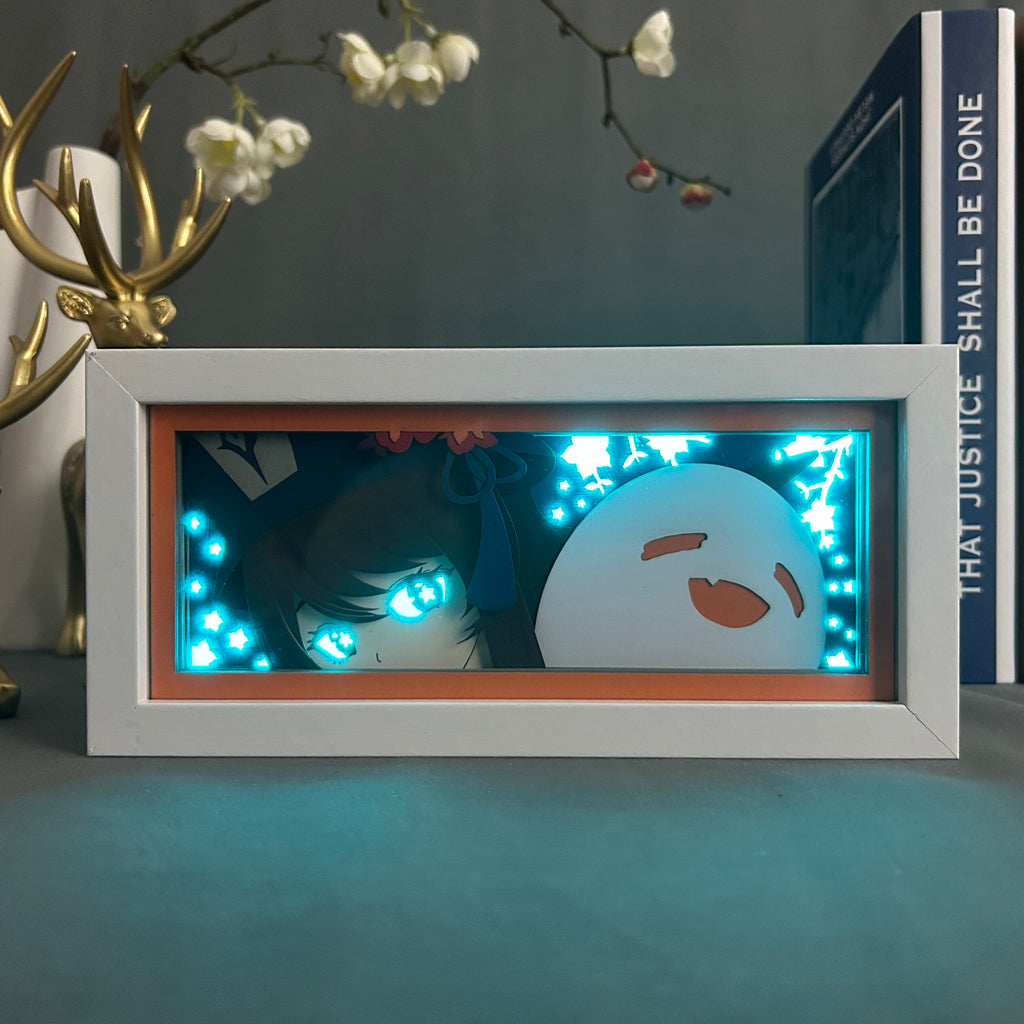 Anime Light Box: Hu Tao Inspired | Genshin Anime Gifts