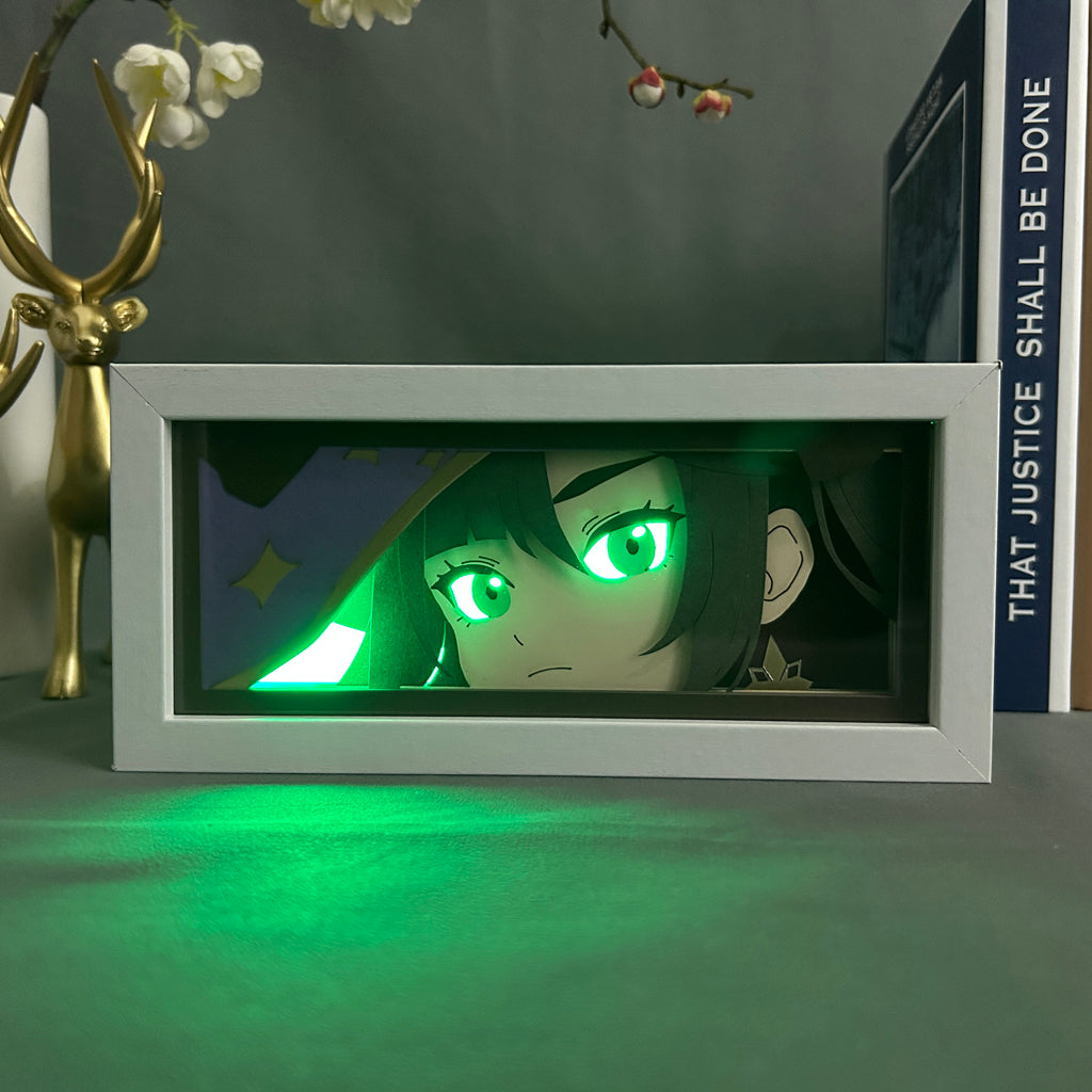 Anime Light Box: Mona Inspired | Genshin Impact Anime Gifts