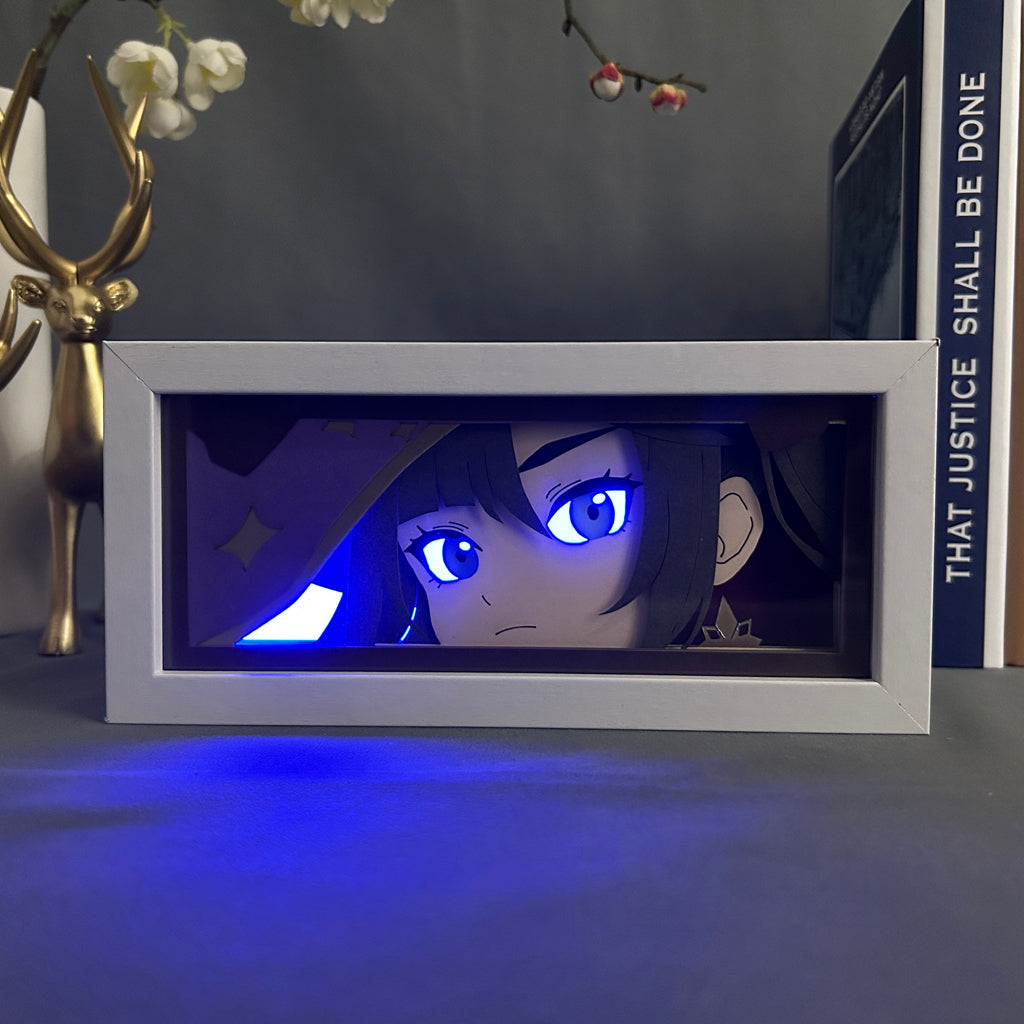 Anime Light Box: Mona Inspired | Genshin Impact Anime Gifts