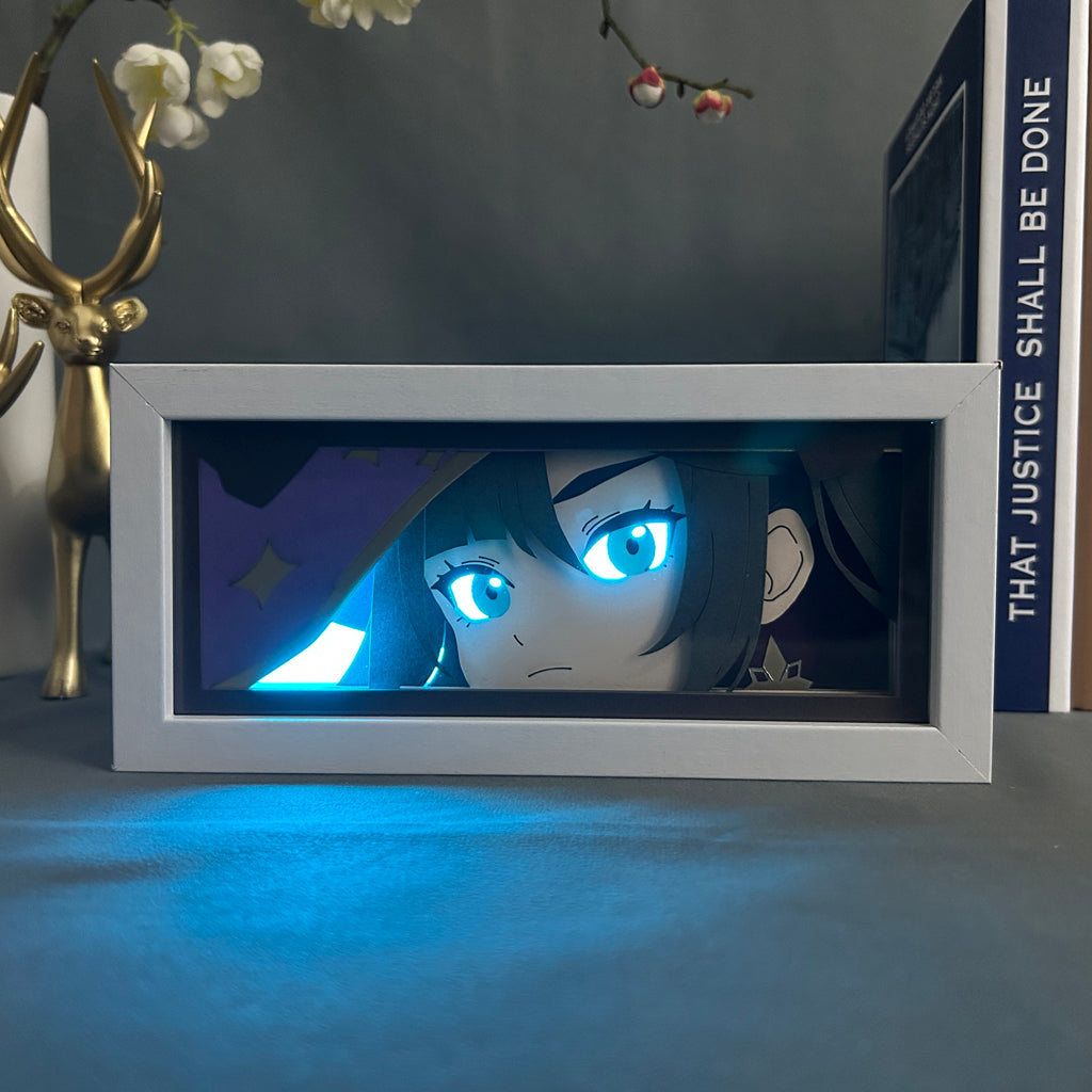 Anime Light Box: Mona Inspired | Genshin Impact Anime Gifts