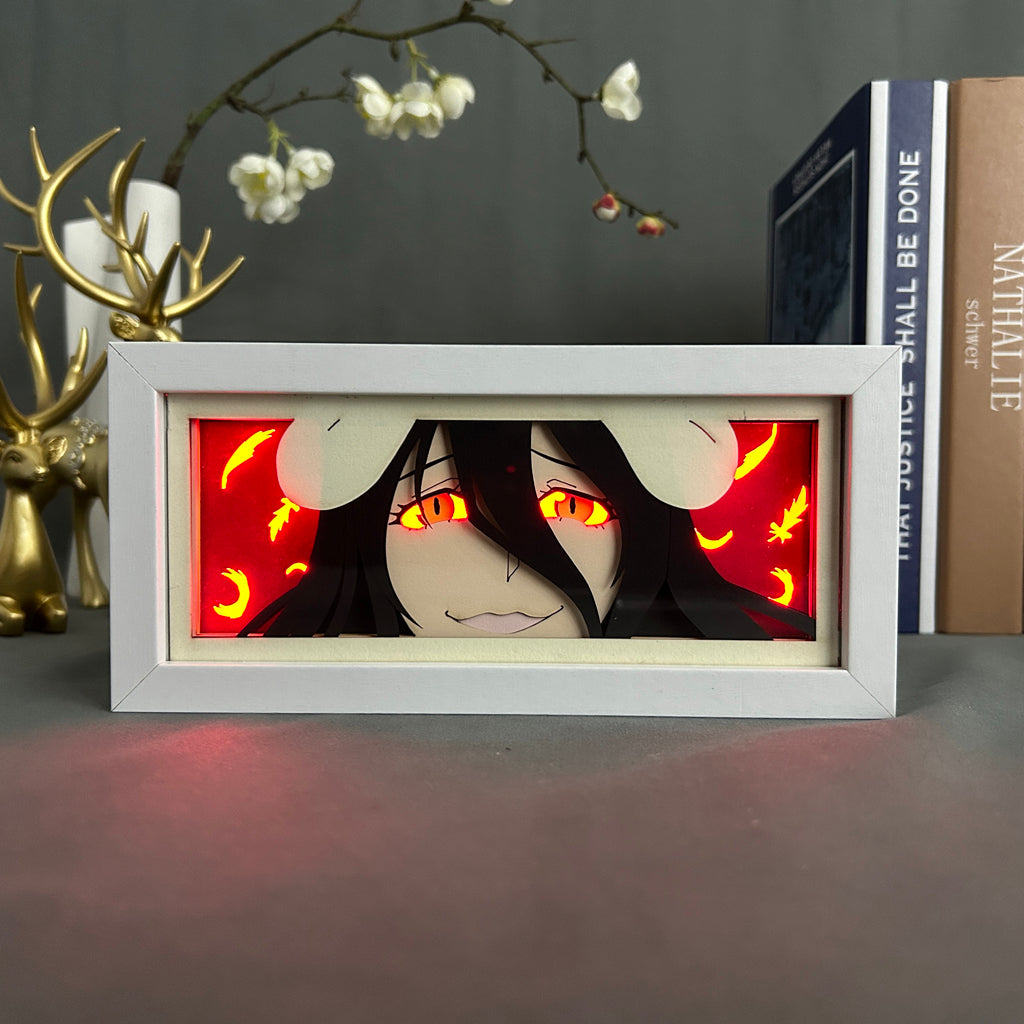 Anime Light Box: Albedo Inspired | Overlord Anime Gifts