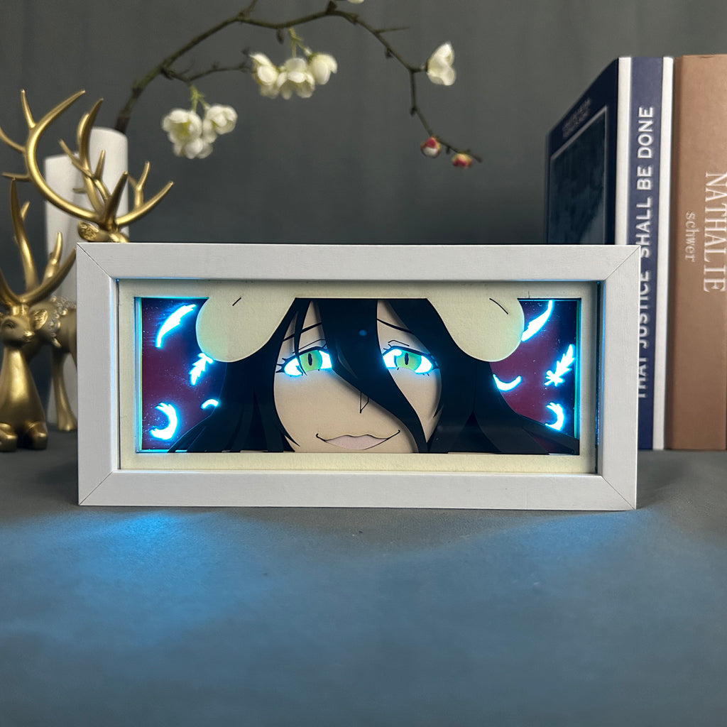 Anime Light Box: Albedo Inspired | Overlord Anime Gifts