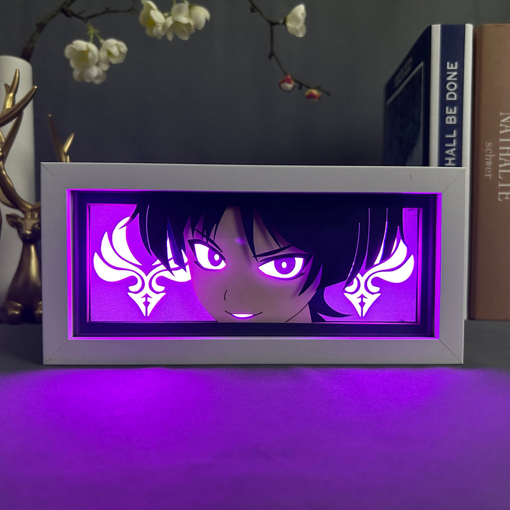Anime Light Box: Scaramouche Inspired | Genshin Impact Anime Gifts