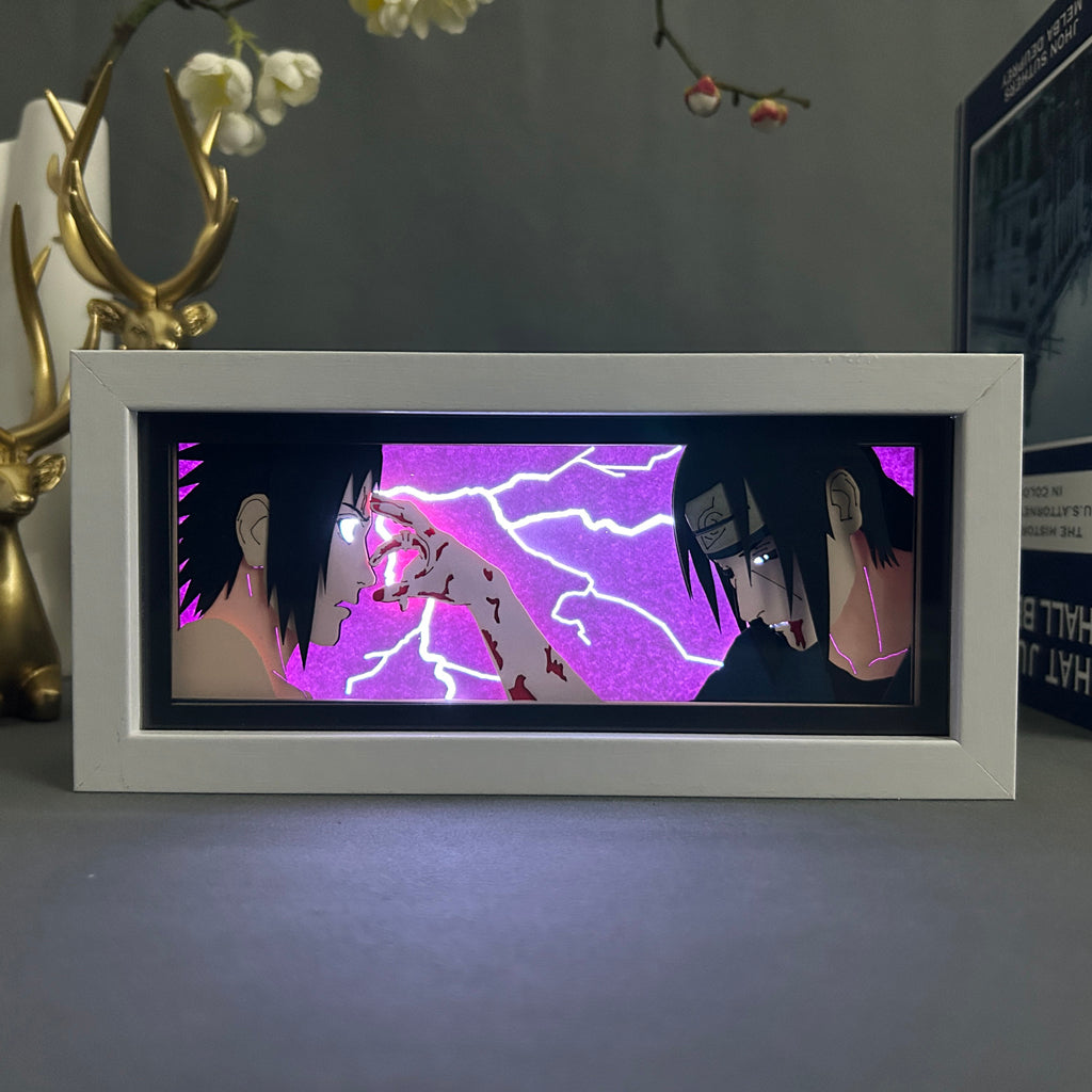 Anime Light Box: Sasuke x Itachi Inspired | Naruto Anime Gifts