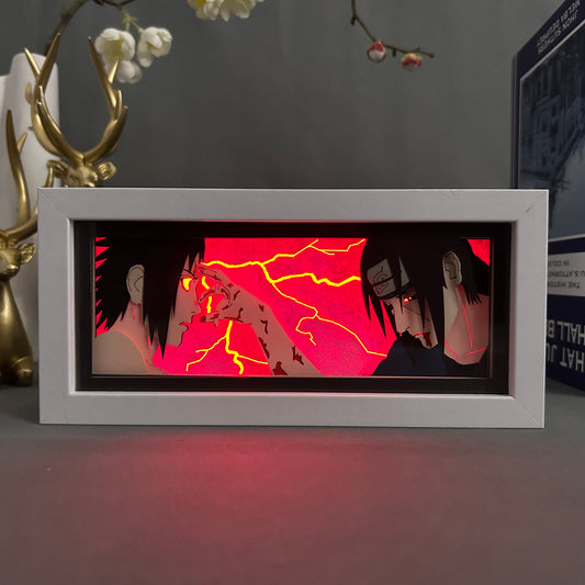Anime Light Box: Sasuke x Itachi Inspired | Naruto Anime Gifts
