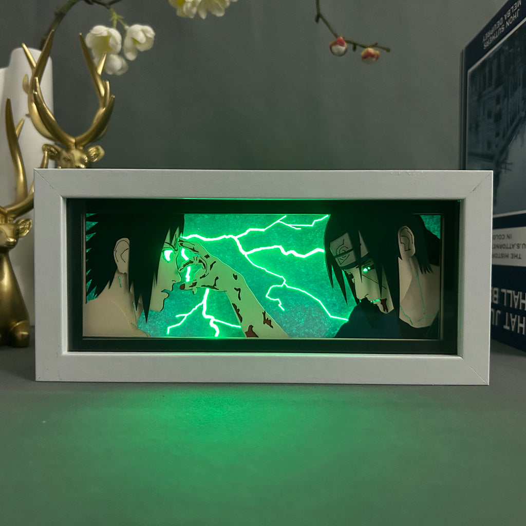 Anime Light Box: Sasuke x Itachi Inspired | Naruto Anime Gifts