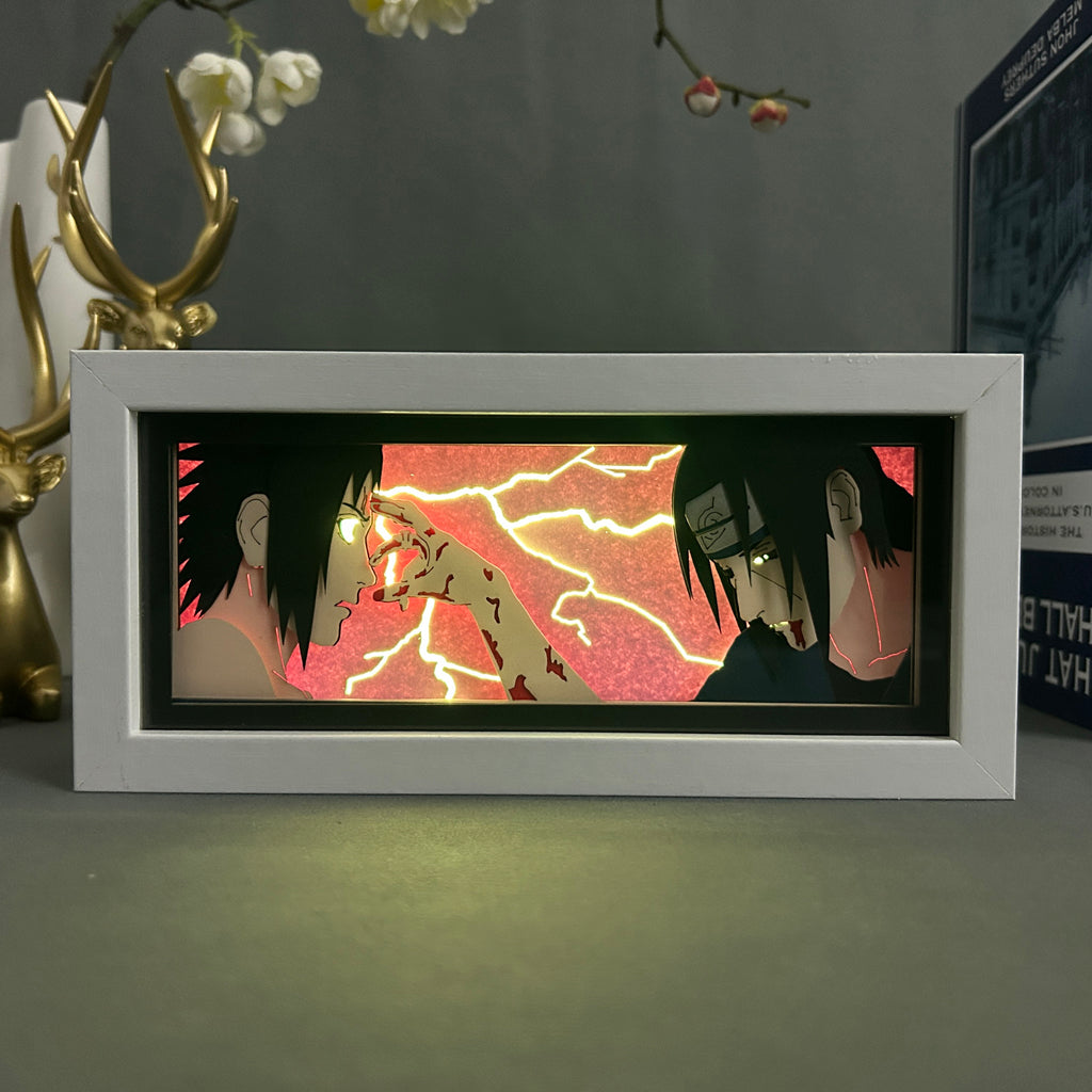 Anime Light Box: Sasuke x Itachi Inspired | Naruto Anime Gifts