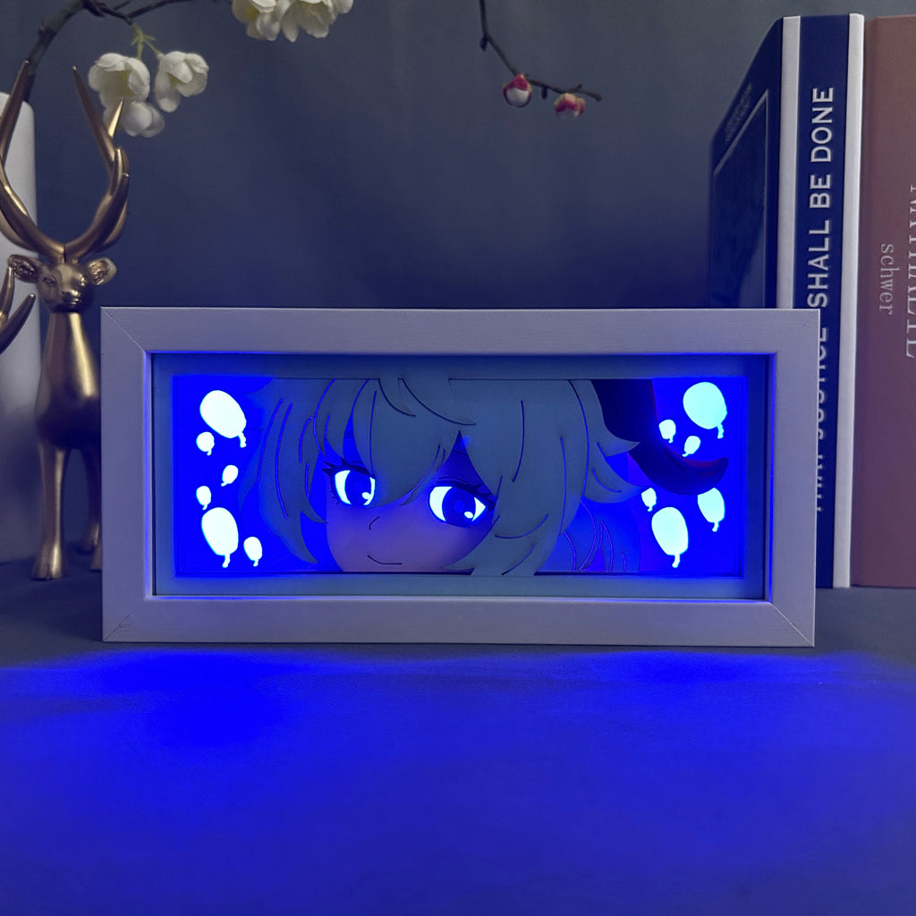 Anime Light Box: Ganyu Inspired | Genshin Impact Anime Gifts