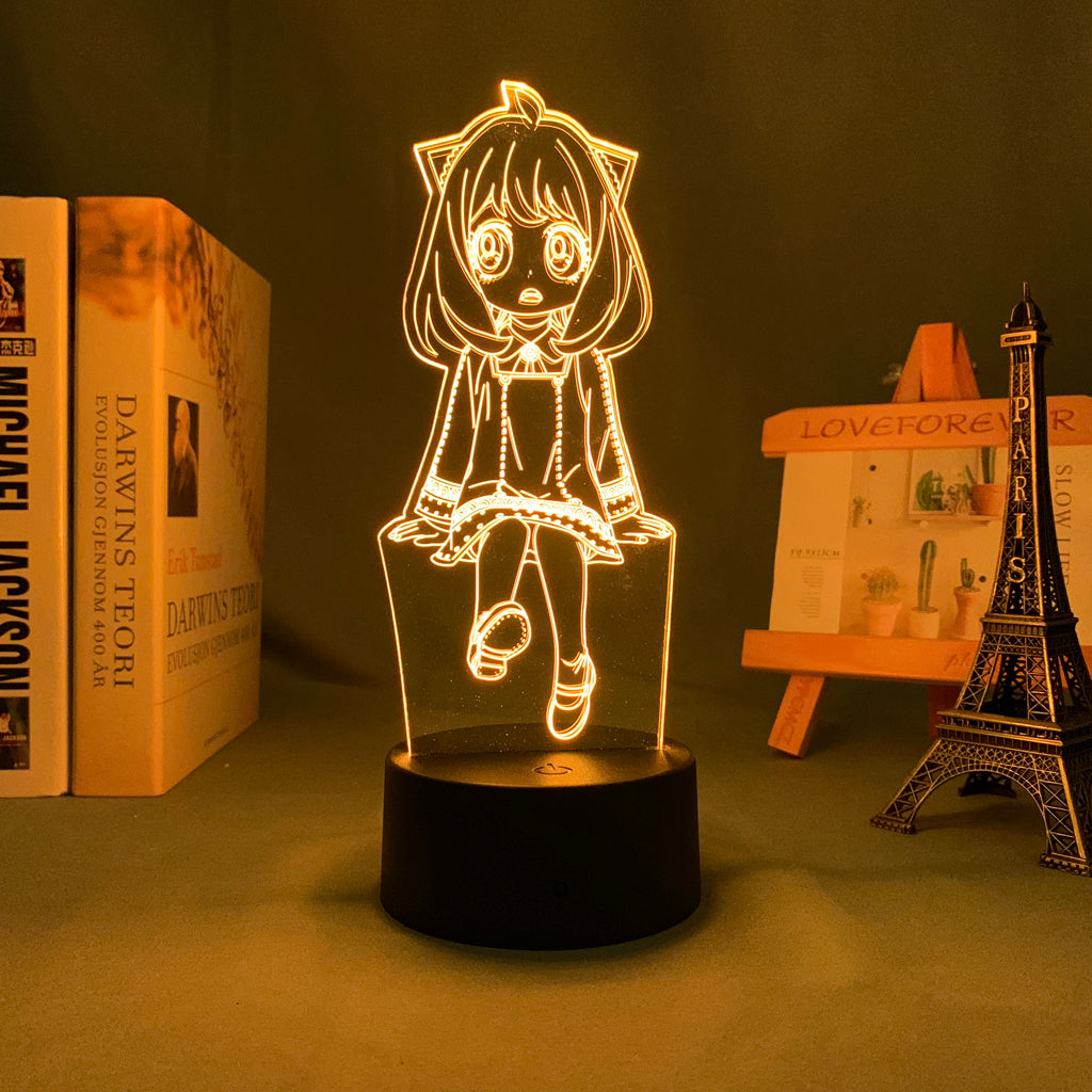 Anime Lamp: Anya Forger Inspired Night Light | Spy x Family Anime Gifts