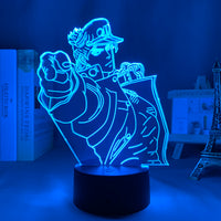 Anime Lamp: Jotaro Kujo Inspired Night Light | JoJo's Bizarre Adventure Anime Gifts