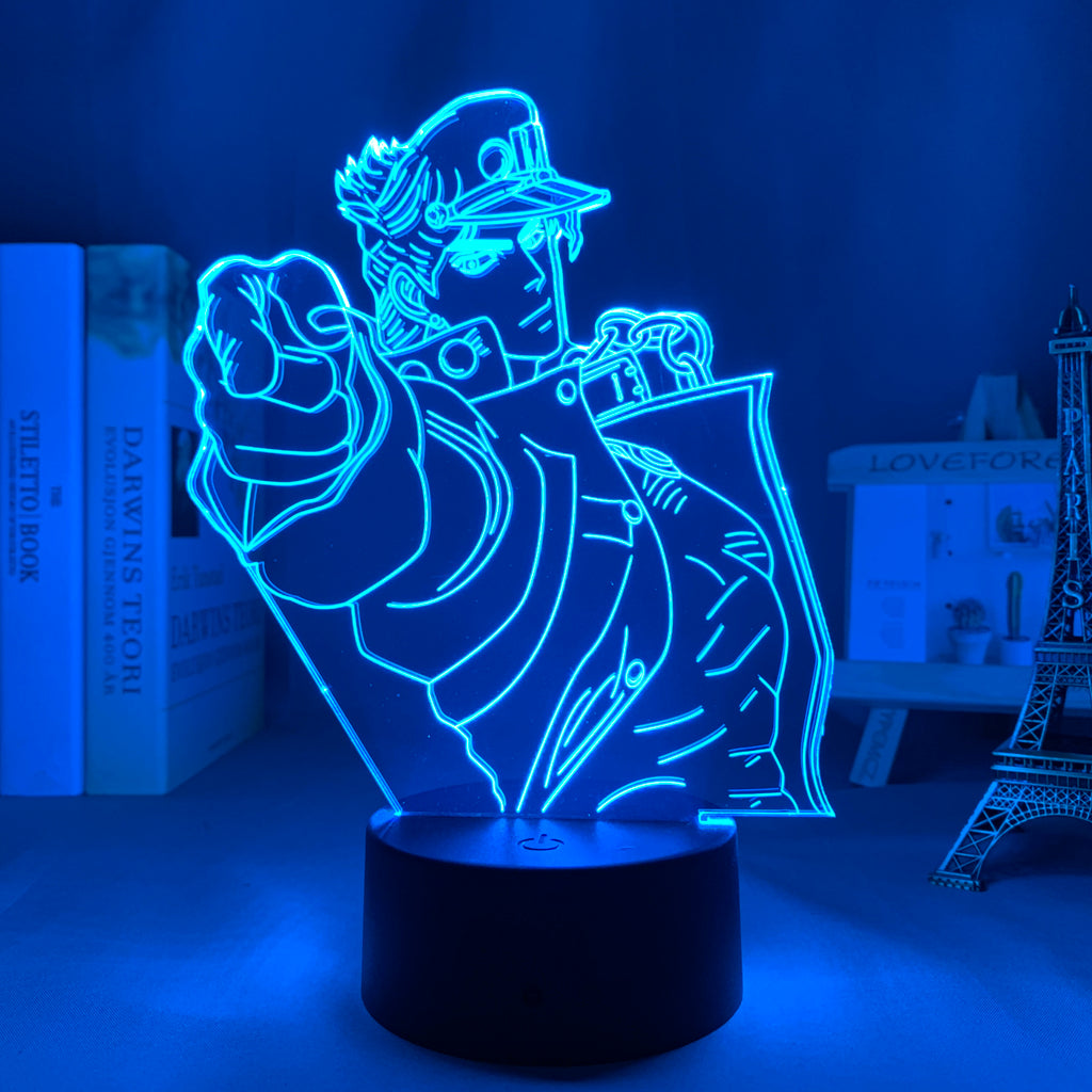 Anime Lamp: Jotaro Kujo Inspired Night Light | JoJo's Bizarre Adventure Anime Gifts