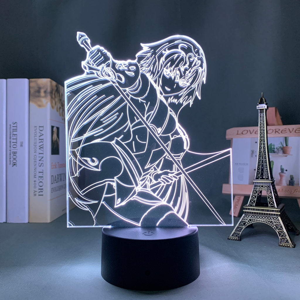 Anime Lamp: Jeanne d'Arc Inspired Night Light | Fate Series Anime Gifts