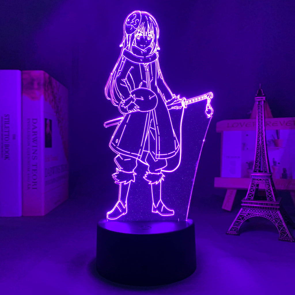 Anime Lamp: Rimuru Tempest Inspired Night Light | Reincarnated As A Slime Anime Gifts