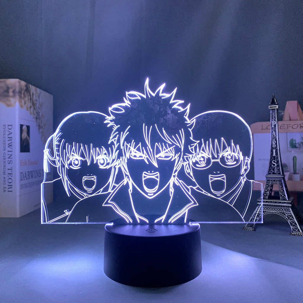 Anime Lamp: Gintoki, Kagura, Shinpachi | Gintama