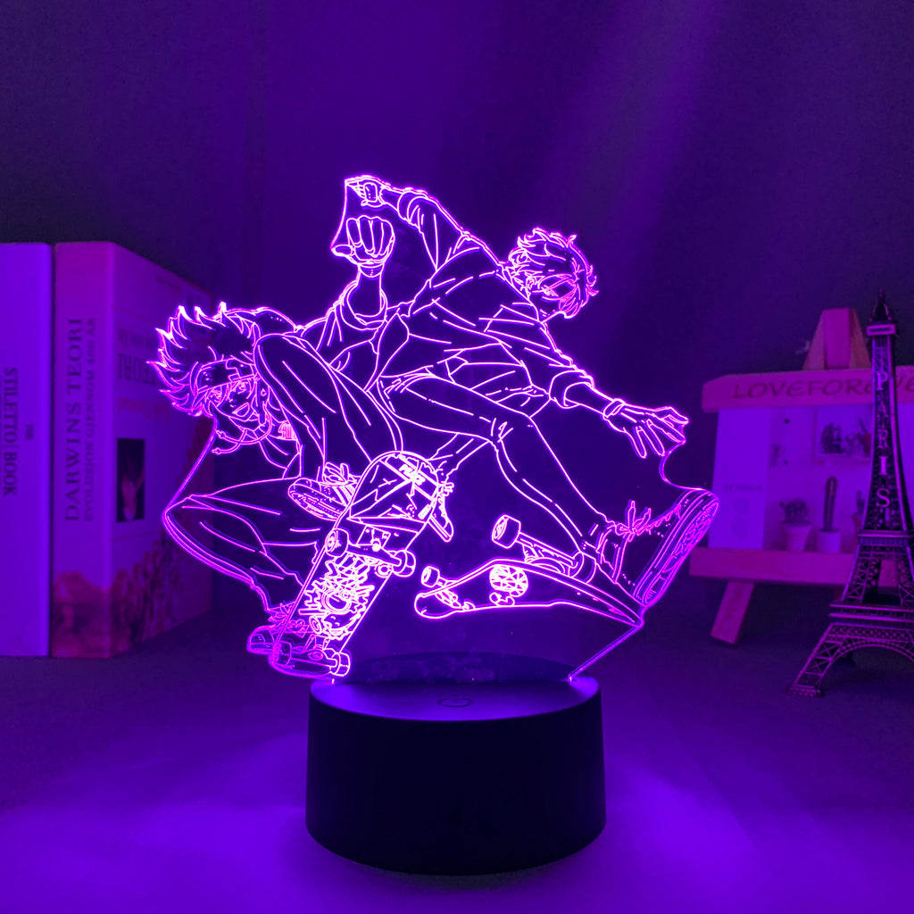 Anime Lamp: Reki x Langa Inspired Night Light | SK8 the Infinity Anime Gifts