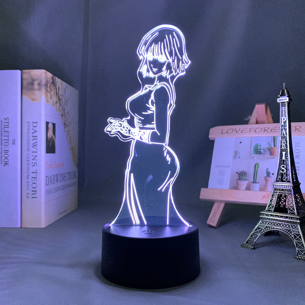Anime Lamp: Fubuki Inspired Night Light | One Punch Man Anime Gifts