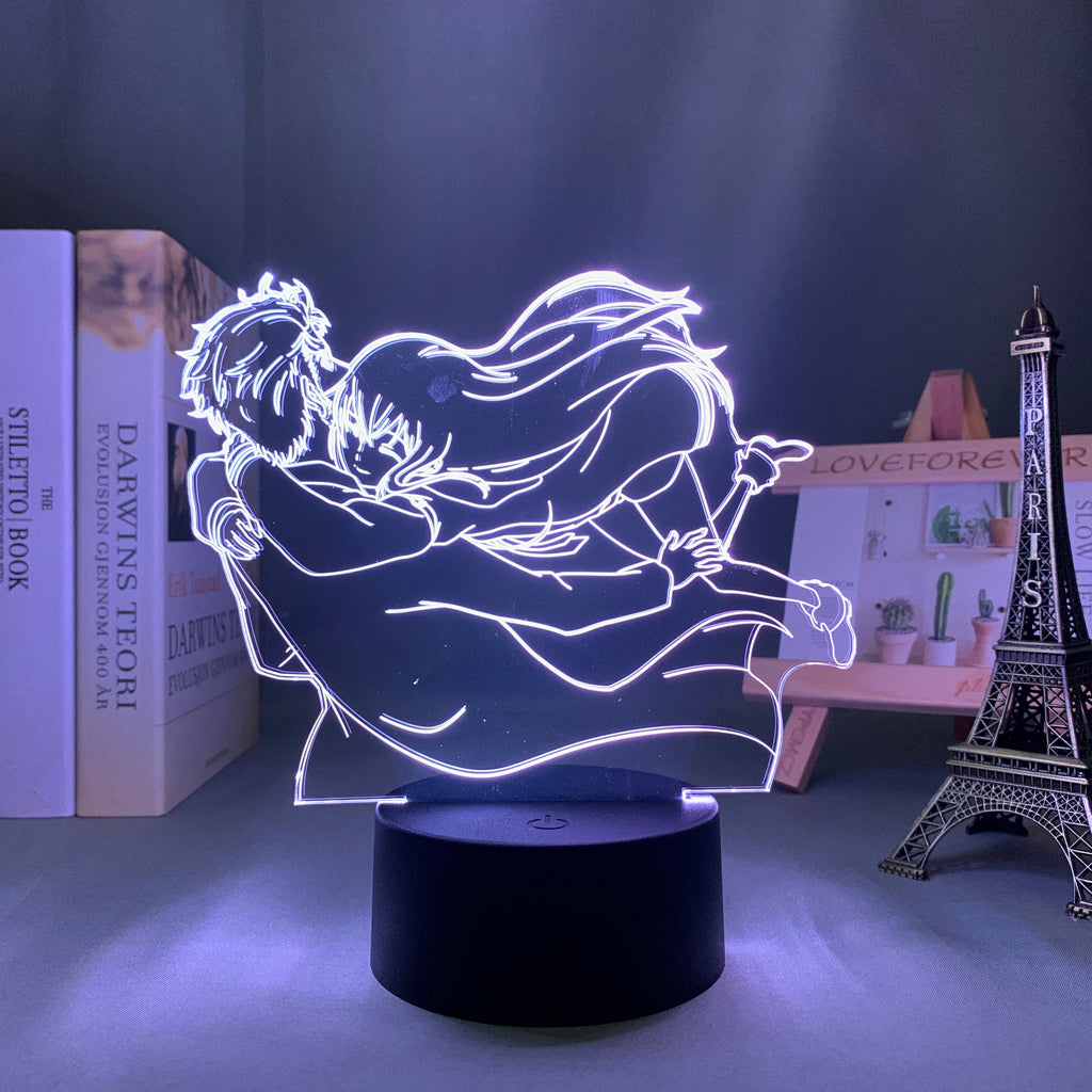 Anime Lamp: Rintaro Okabe & Kurisu Makise Inspired Night Light | Steins;Gate Anime Gifts