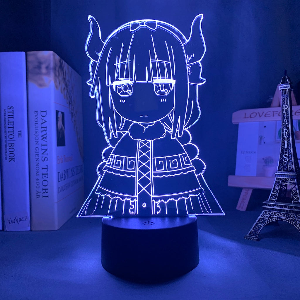 Anime Lamp: Kanna Kamui Night Light | Miss Kobayashi's Dragon Maid Anime Gifts