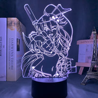 Anime Lamp: Yoko Littner Inspired Night Light | Gurren Lagann Anime Gifts