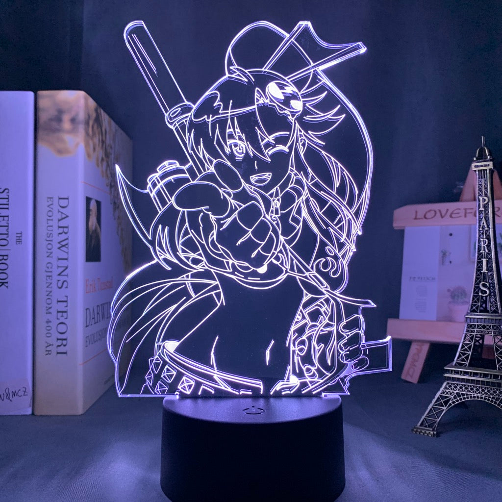 Anime Lamp: Yoko Littner Inspired Night Light | Gurren Lagann Anime Gifts