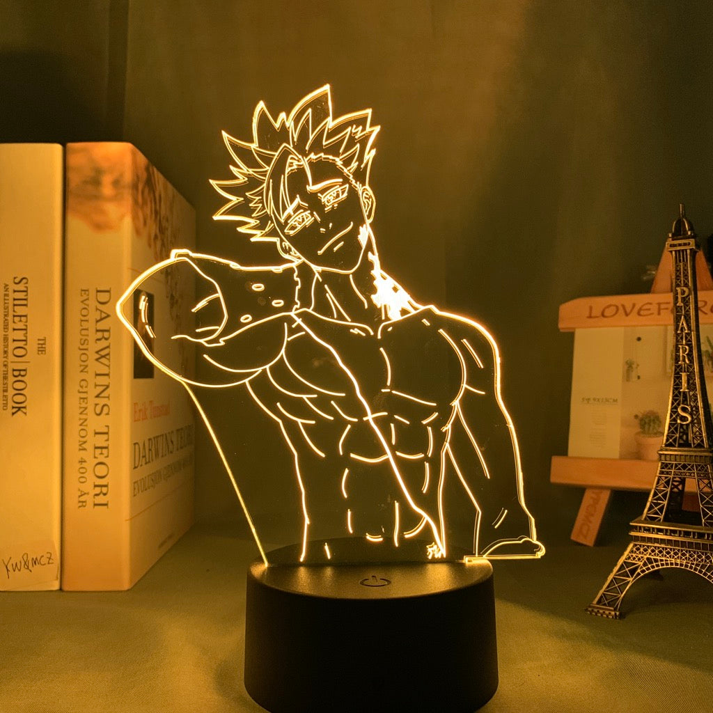 Anime Lamp: Ban Inspired Night Light | The Seven Deadly Sins Anime Gifts