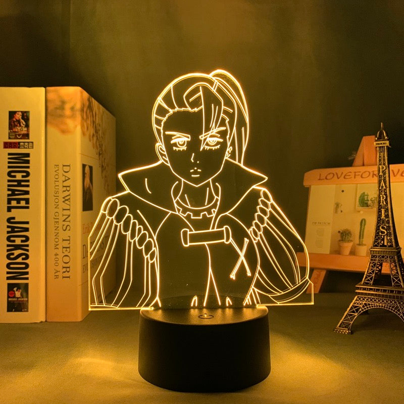 Anime Lamp: Jericho Inspired Night Light | The Seven Deadly Sins Anime Gifts