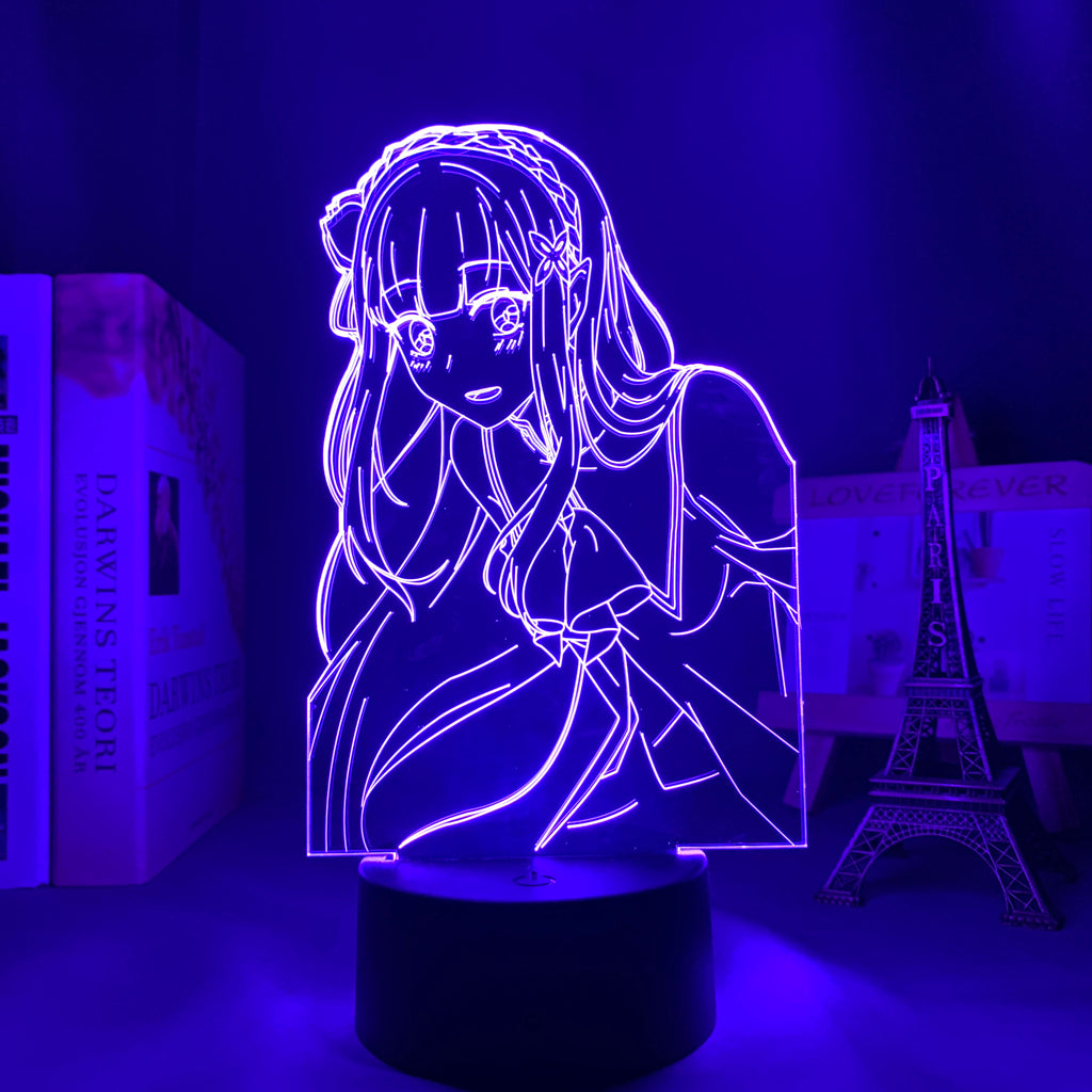 Anime Lamp: Emilia | Re Zero