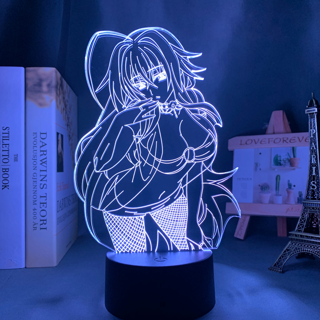 Anime Lamp: Rias Gremory Night Light | Highschool DxD Anime Gifts