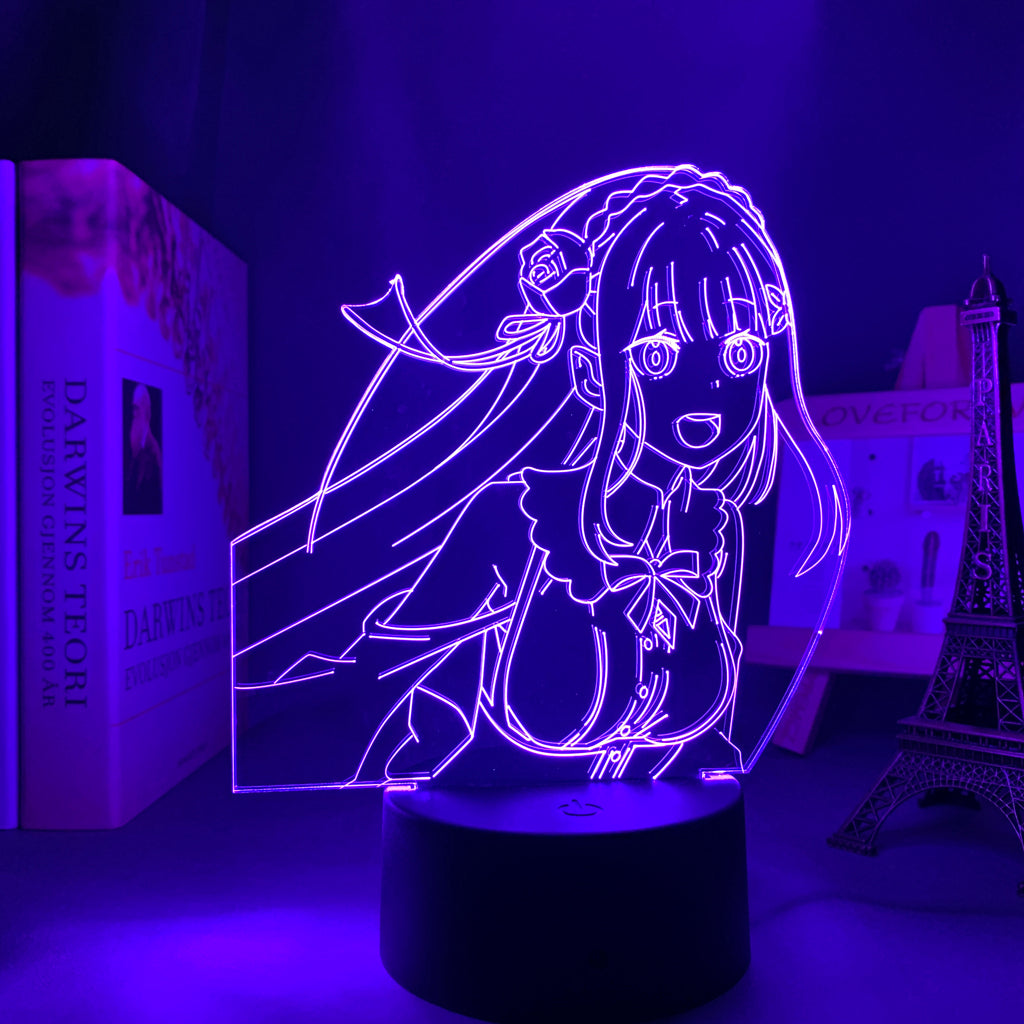 Anime Lamp: Emilia Inspired Night Light | Re Zero Anime Gifts
