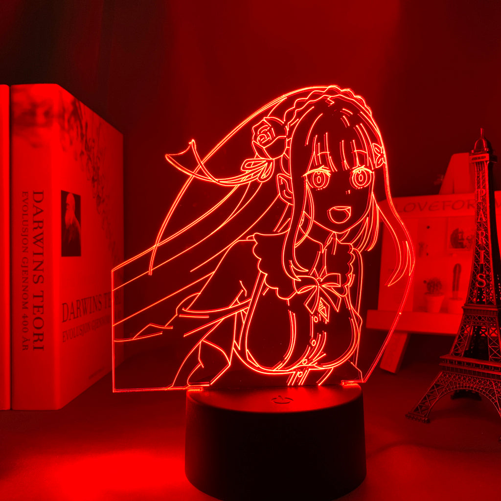 Anime Lamp: Emilia Inspired Night Light | Re Zero Anime Gifts