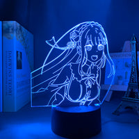 Anime Lamp: Emilia Inspired Night Light | Re Zero Anime Gifts