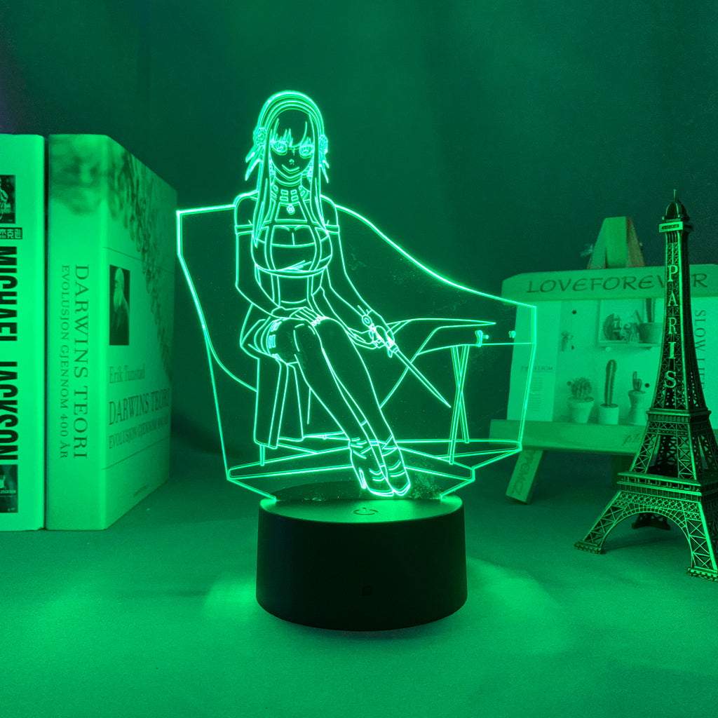 Anime Lamp: Yor Forger Inspired Night Light | Spy x Family Anime Gifts