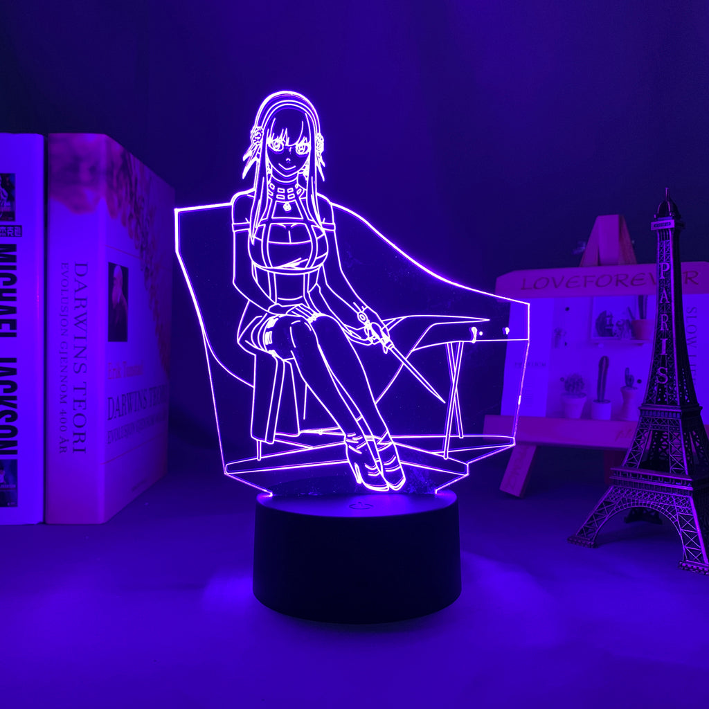 Anime Lamp: Yor Forger Inspired Night Light | Spy x Family Anime Gifts