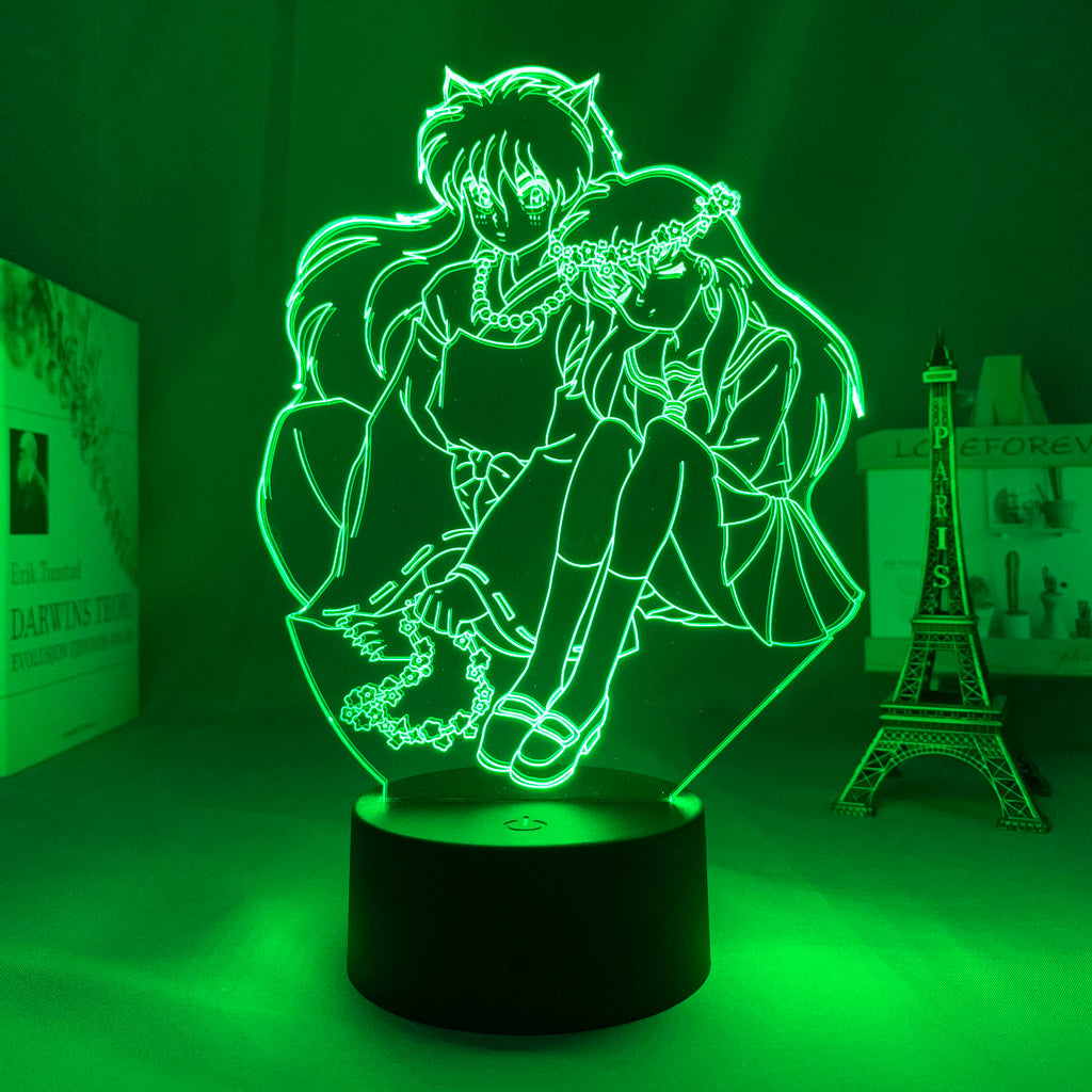 Anime Lamp: Inuyasha & Kagome