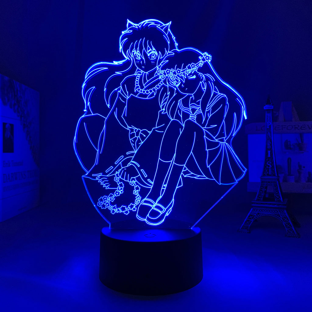 Anime Lamp: Inuyasha & Kagome
