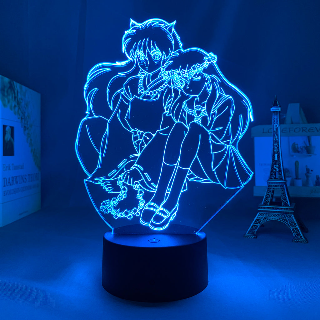 Anime Lamp: Inuyasha & Kagome