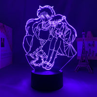 Anime Lamp: Inuyasha & Kagome