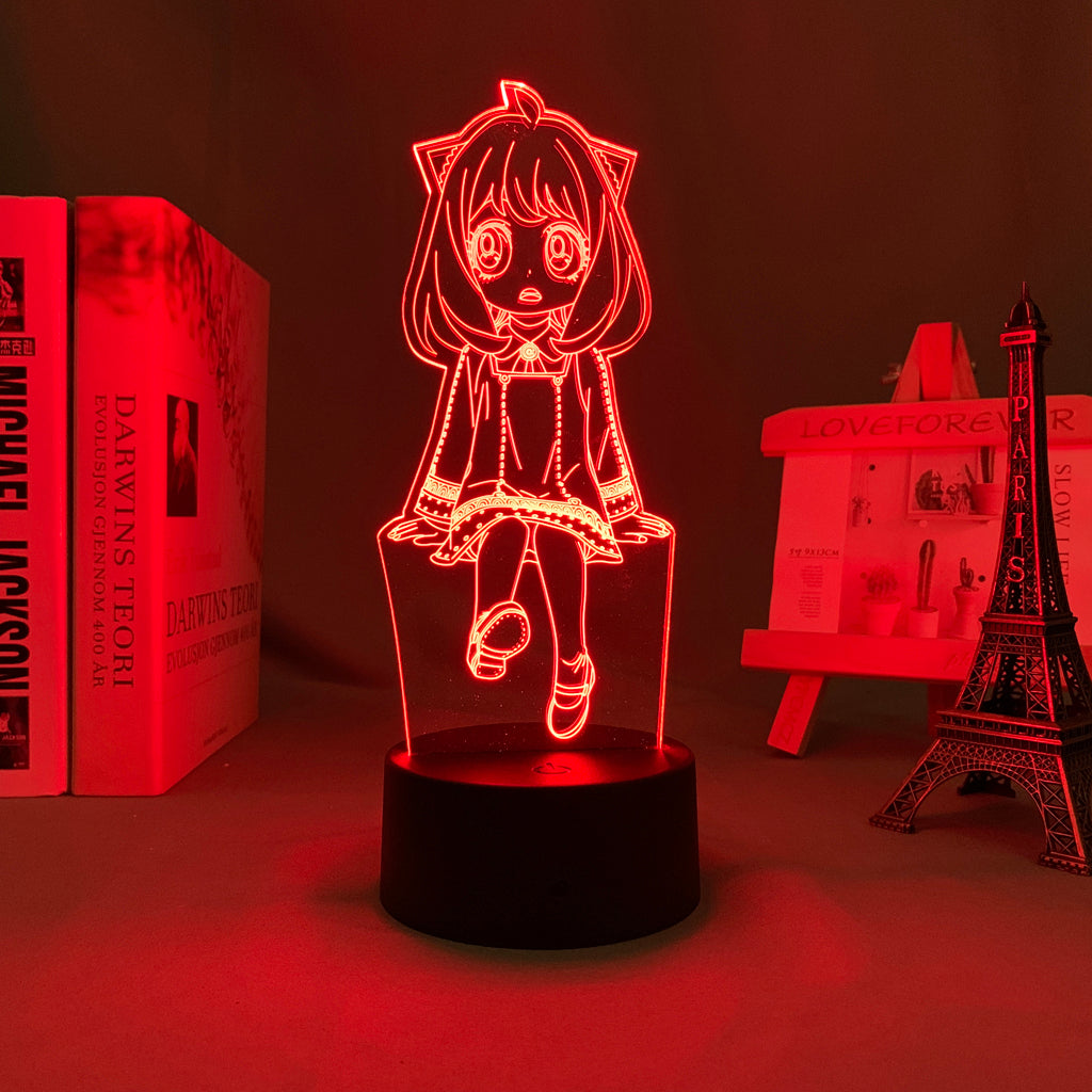 Anime Lamp: Anya Forger Inspired Night Light | Spy x Family Anime Gifts