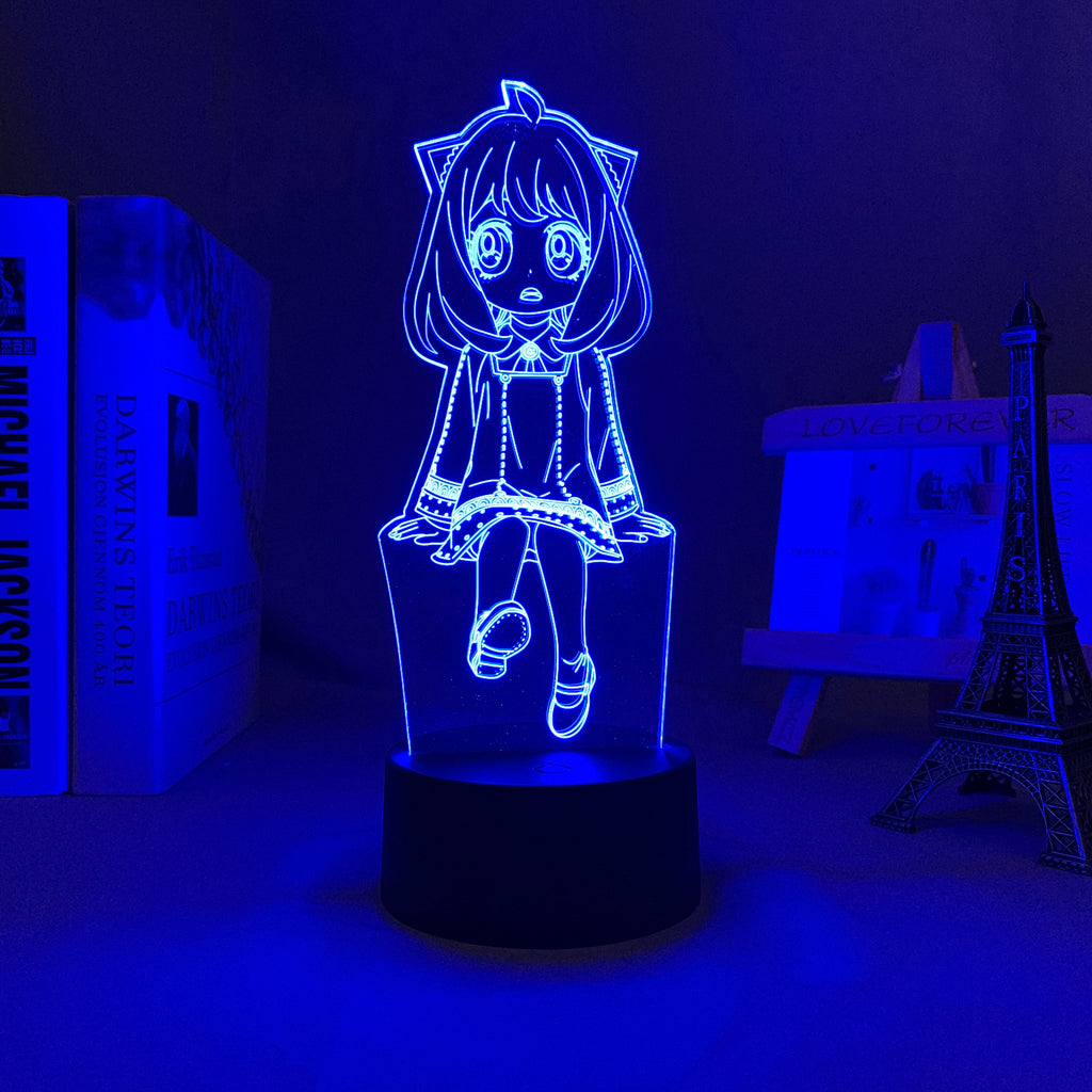 Anime Lamp: Anya Forger Inspired Night Light | Spy x Family Anime Gifts