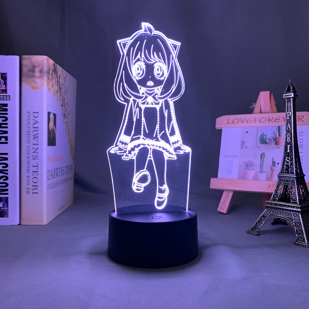 Anime Lamp: Anya Forger Inspired Night Light | Spy x Family Anime Gifts