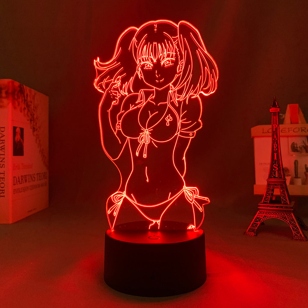 Anime Lamp: Diane Inspired Night Light | The Seven Deadly Sins Anime Gifts