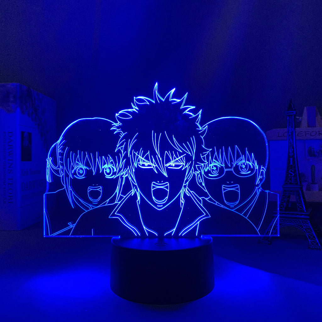 Anime Lamp: Gintoki, Kagura, Shinpachi | Gintama