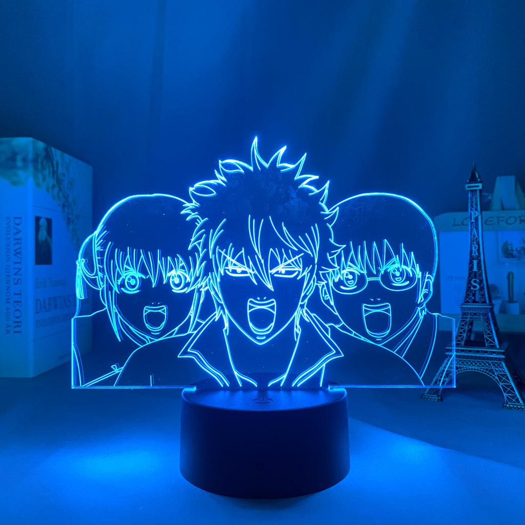 Anime Lamp: Gintoki, Kagura, Shinpachi | Gintama