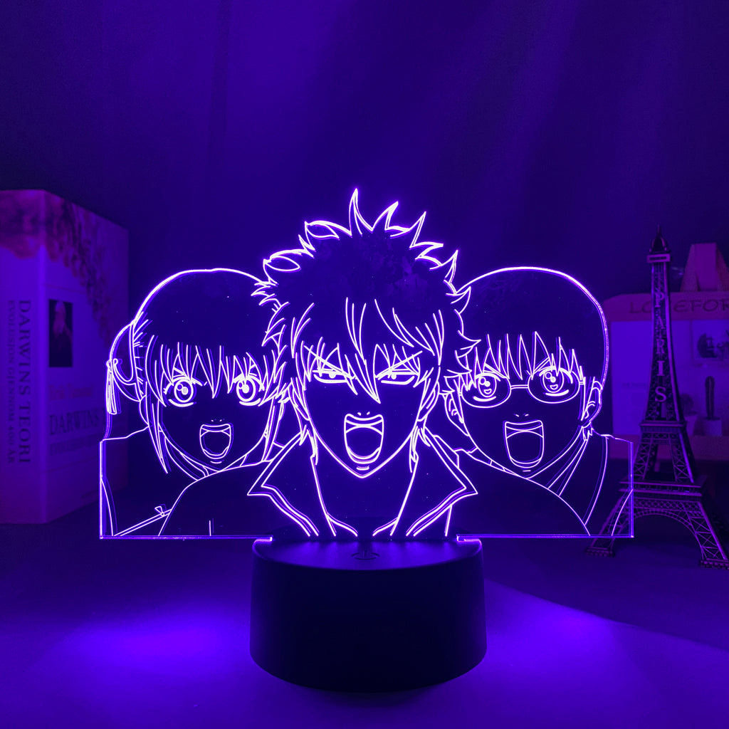 Anime Lamp: Gintoki, Kagura, Shinpachi | Gintama